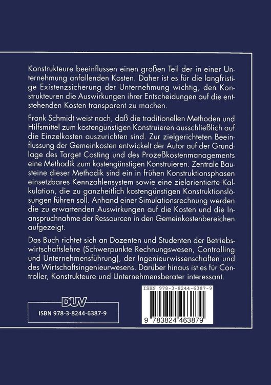 Produktbild: Gemeinkostensenkung durch kosteng&uuml;nstiges Konstruieren