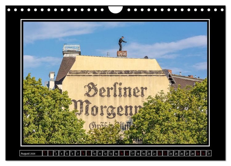 Produktbild: Schornsteinfeger &uuml;ber Berlin - Gl&uuml;cksblicke (Wandkalender 2026 DIN A4 quer), CALVENDO Monatskalender