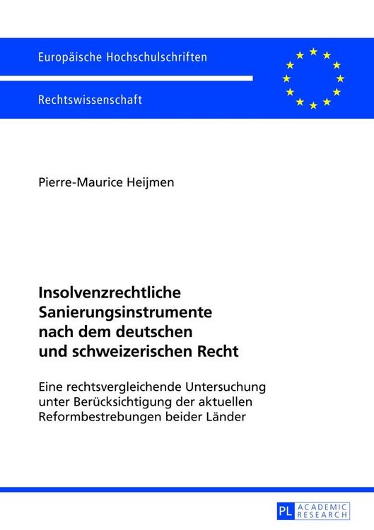 Produktbild: Insolvenzrechtliche Sanierungsinstrumente nach dem deutschen und schweizerischen Recht