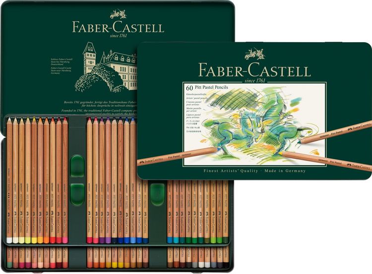 Produktbild: Faber-Castell Farbstifte Pitt Pastel, 60er Metalletui