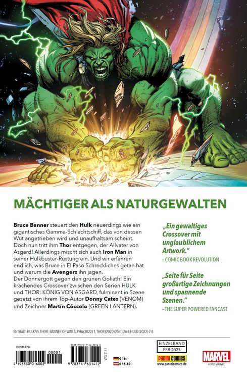Produktbild: Hulk vs. Thor: Banner und Donner