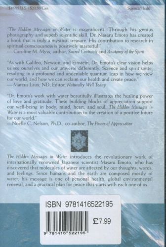Produktbild: The Hidden Messages in Water