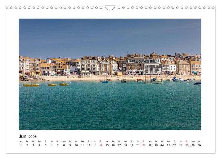 Produktbild: Cornwall - Land zwischen den Meeren (Wandkalender 2026 DIN A3 quer), CALVENDO Monatskalender