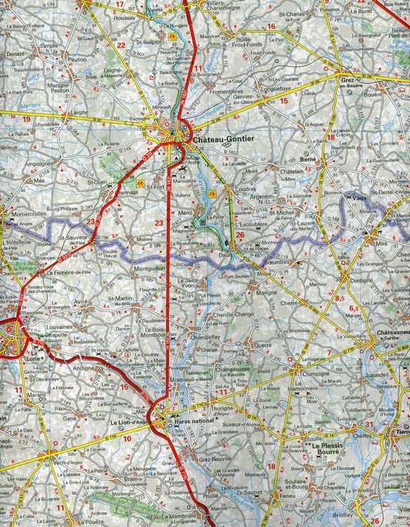 Produktbild: Michelin Westliches Loiretal - Anjou
