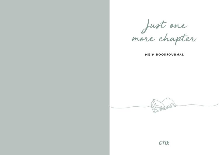 Produktbild: Just ONE more chapter &ndash; Mein Bookjournal