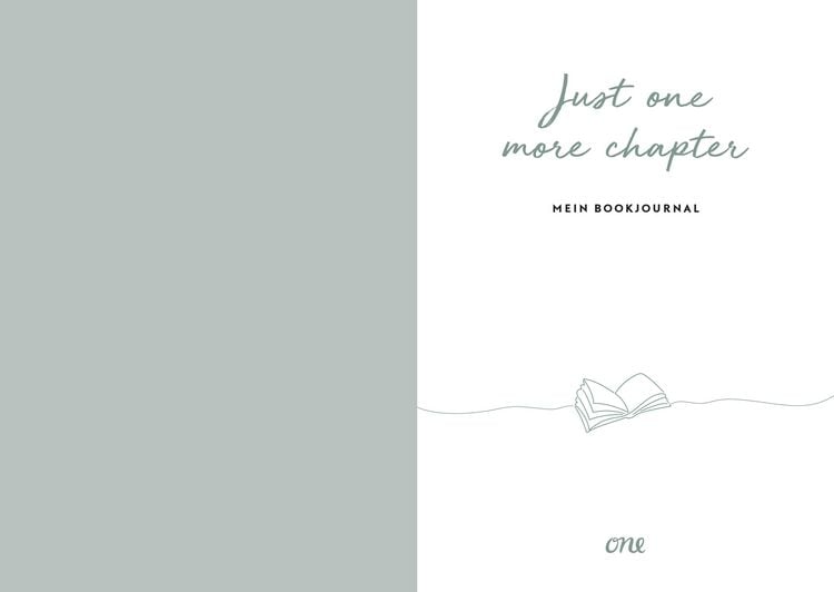 Produktbild: Just ONE more chapter - Mein Bookjournal