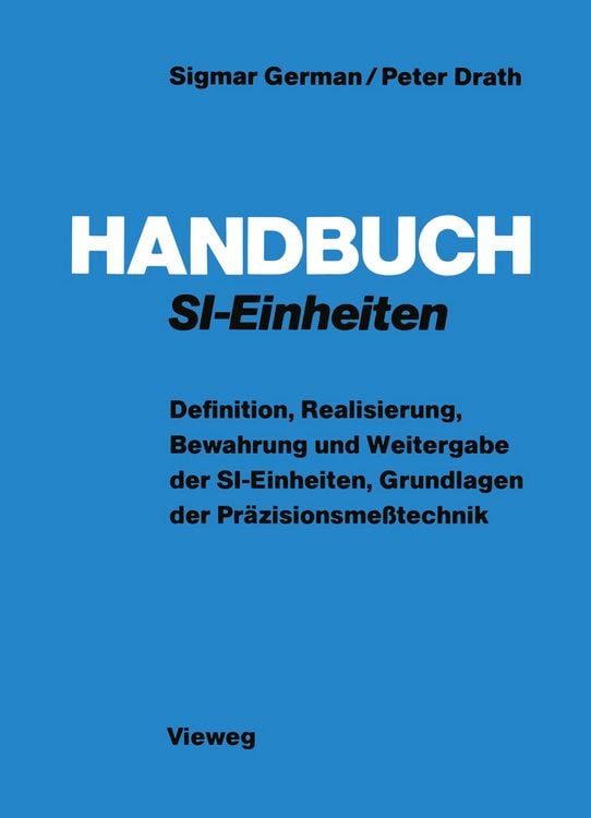 Produktbild: Handbuch SI-Einheiten