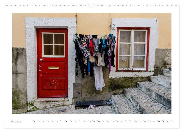 Produktbild: Lissabon - Alter macht sch&ouml;n (hochwertiger Premium Wandkalender 2026 DIN A2 quer), Kunstdruck in Hochglanz