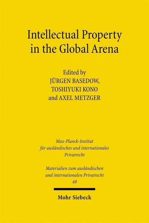 Produktbild: Intellectual Property in the Global Arena