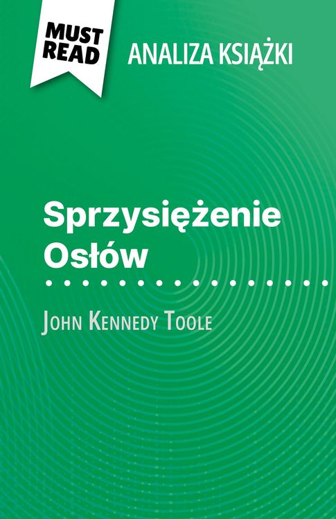 Produktbild: Sprzysiezenie Osl&oacute;w ksiazka John Kennedy Toole (Analiza ksiazki)