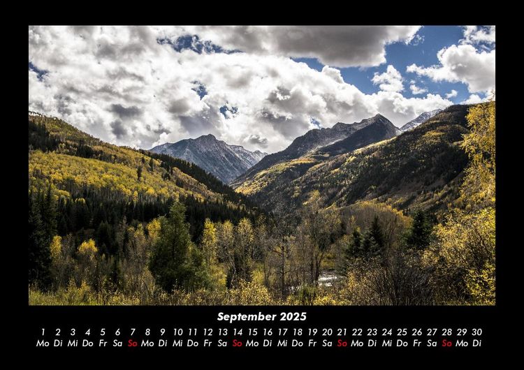 Produktbild: Bergige Welten 2025 Fotokalender DIN A3