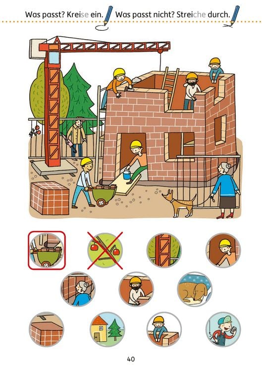 Produktbild: Mein &Uuml;bungsheft Konzentration &ndash; 1. Klasse: Wahrnehmung, logisches Denken