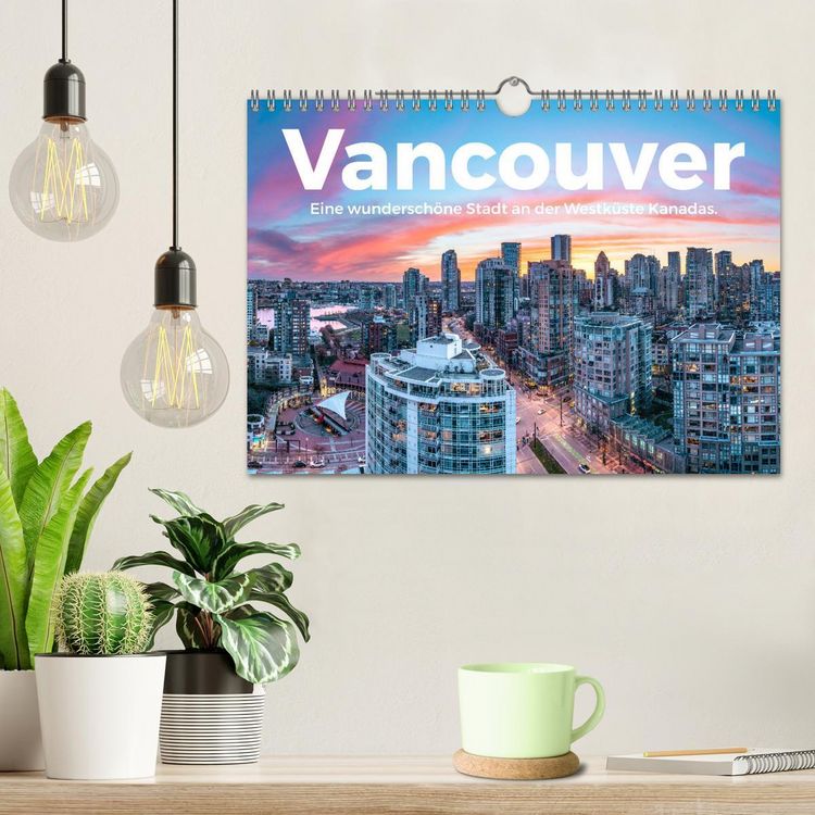 Produktbild: Vancouver - Eine wundersch&ouml;ne Stadt an der Westk&uuml;ste Kanadas. (Wandkalender 2026 DIN A4 quer), CALVENDO Monatskalender
