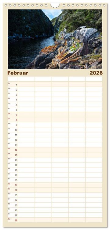 Produktbild: Familienplaner 2026 - S&uuml;dafrika - Garden Route mit 5 Spalten (Wandkalender, 21 x 45 cm) CALVENDO