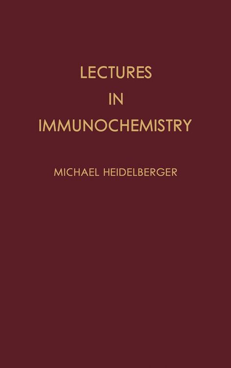 Produktbild: Lectures in Immunochemistry