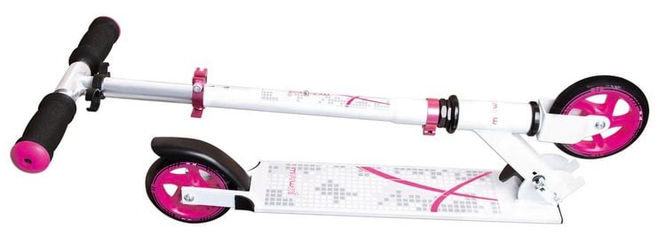 Produktbild: muuwmi Aluminium Scooter 125 mm wei&szlig;-pink
