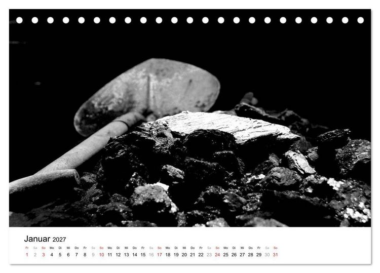 Produktbild: Helden der Arbeit - Alte Arbeitsmittel des Ruhrgebiets (Tischkalender 2027 DIN A5 quer), CALVENDO Monatskalender