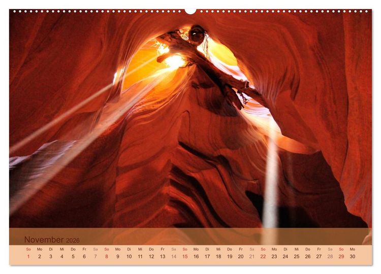 Produktbild: Der Antelope Canyon (hochwertiger Premium Wandkalender 2026 DIN A2 quer), Kunstdruck in Hochglanz