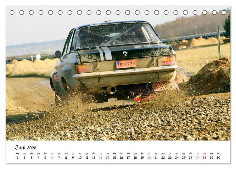 Produktbild: Lausitzrallye Histo EM (Tischkalender 2026 DIN A5 quer), CALVENDO Monatskalender