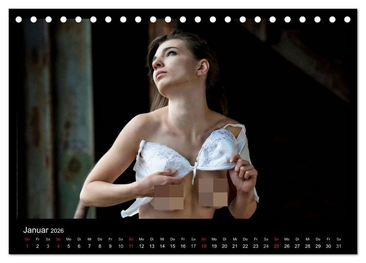 Produktbild: Outdoor Aktkalender 2026 (Tischkalender 2026 DIN A5 quer), CALVENDO Monatskalender
