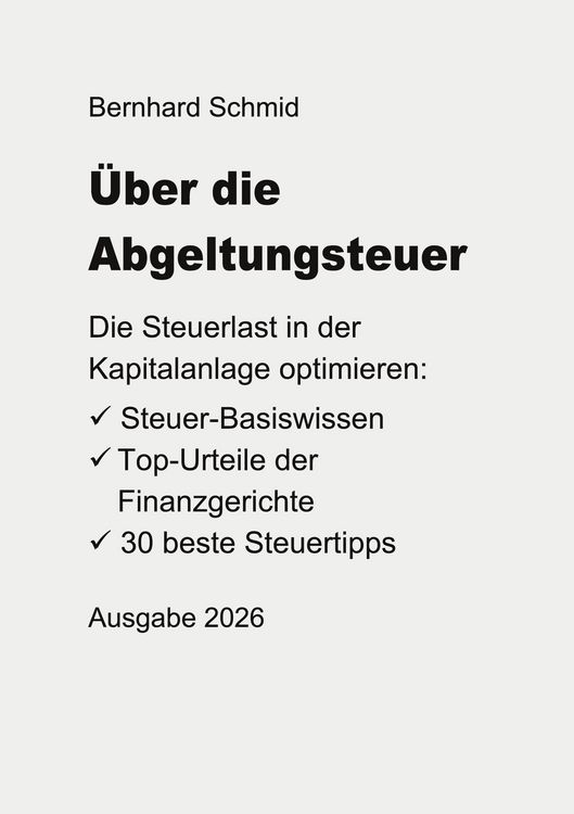 Produktbild: &Uuml;ber die Abgeltungsteuer