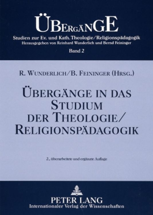 Produktbild: &Uuml;berg&auml;nge in das Studium der Theologie/Religionsp&auml;dagogik