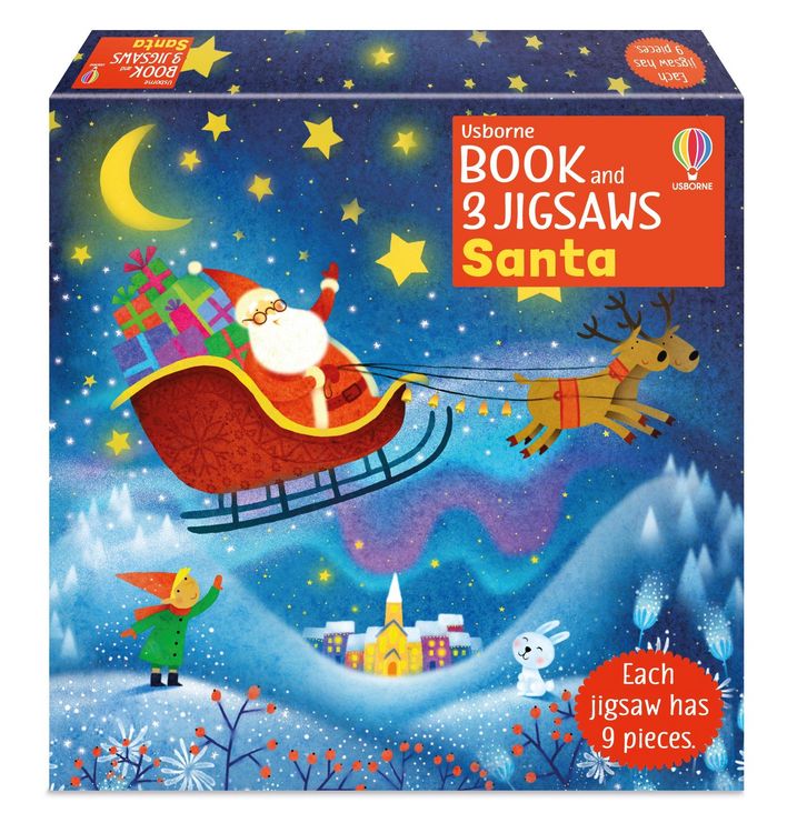 Produktbild: Taplin, S: Usborne Book and 3 Jigsaws: Santa