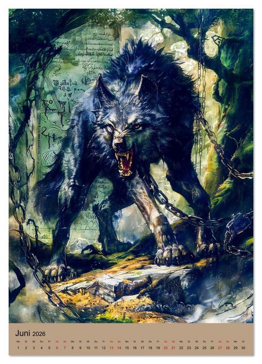 Produktbild: Wikinger - Mythologie - G&ouml;tter, Runen und Legenden (Wandkalender 2026 DIN A3 hoch), CALVENDO Monatskalender