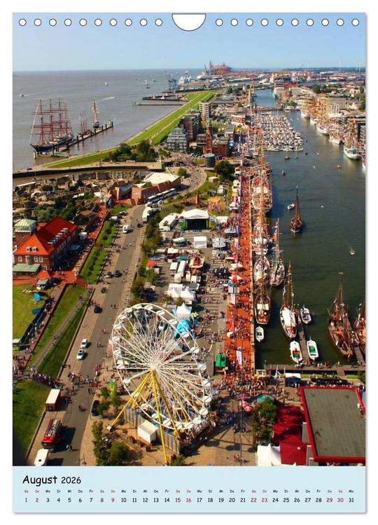 Produktbild: Sail - Impressionen aus Bremerhaven (Wandkalender 2026 DIN A4 hoch), CALVENDO Monatskalender