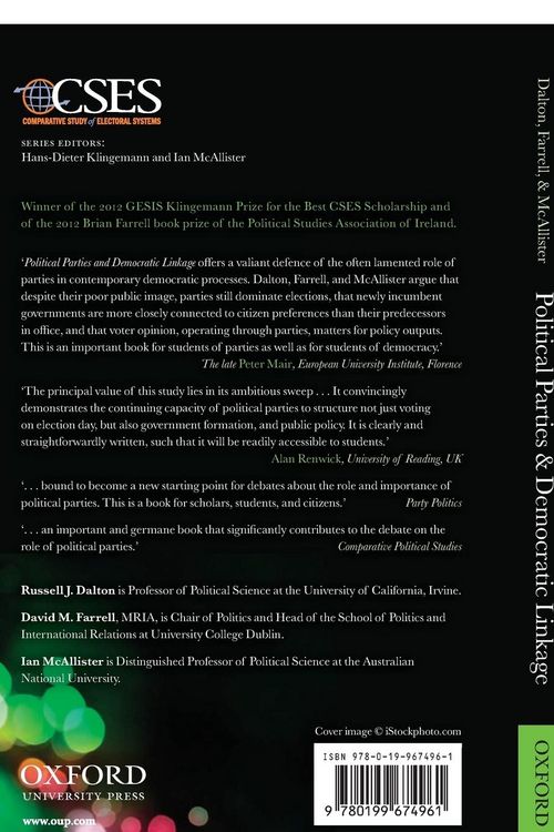 Produktbild: Political Parties and Democratic Linkage