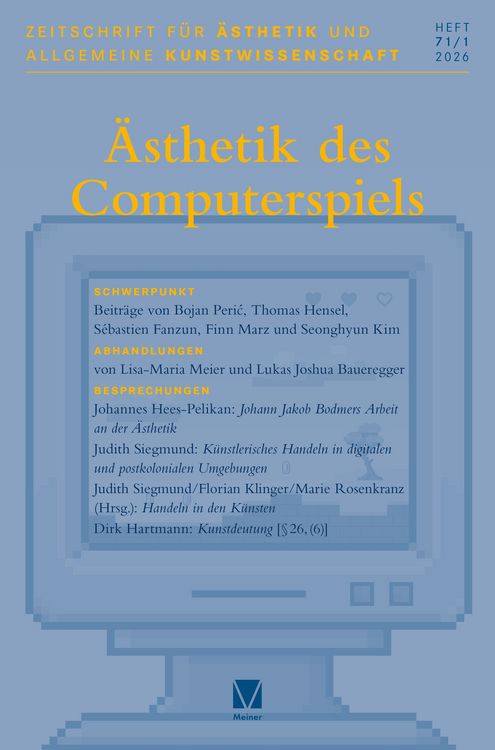 Produktbild: &Auml;sthetik des Computerspiels