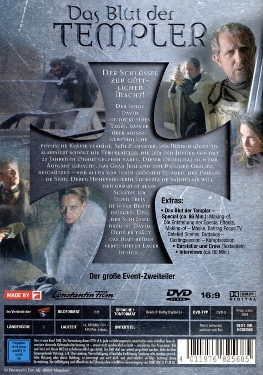 Produktbild: Das Blut der Templer [2 DVDs]