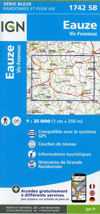 Produktbild: Eauze Vic Fezensac 1:25 000