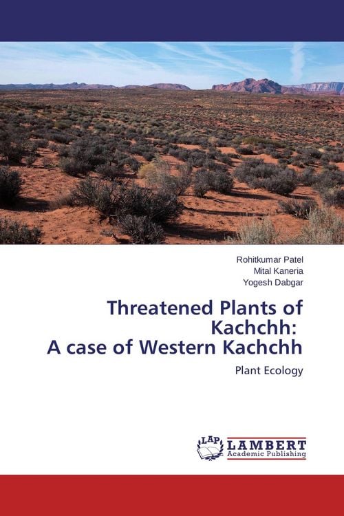 Produktbild: Threatened Plants of Kachchh: A case of Western Kachchh