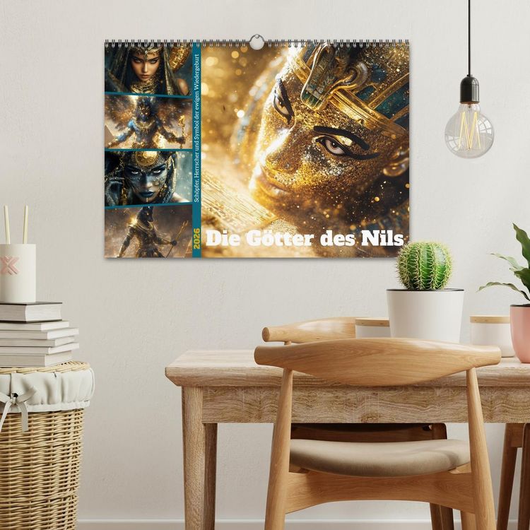 Produktbild: Die G&ouml;tter des Nils (Wandkalender 2026 DIN A3 quer), CALVENDO Monatskalender
