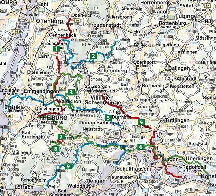 Produktbild: Schwarzwald Süd/Mitte