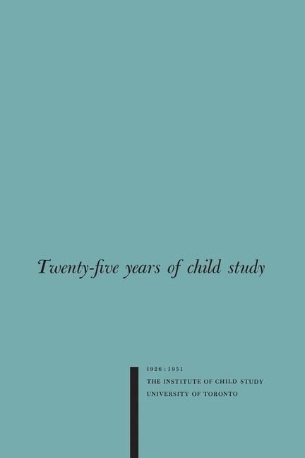 Produktbild: Twenty-five Years of Child Study