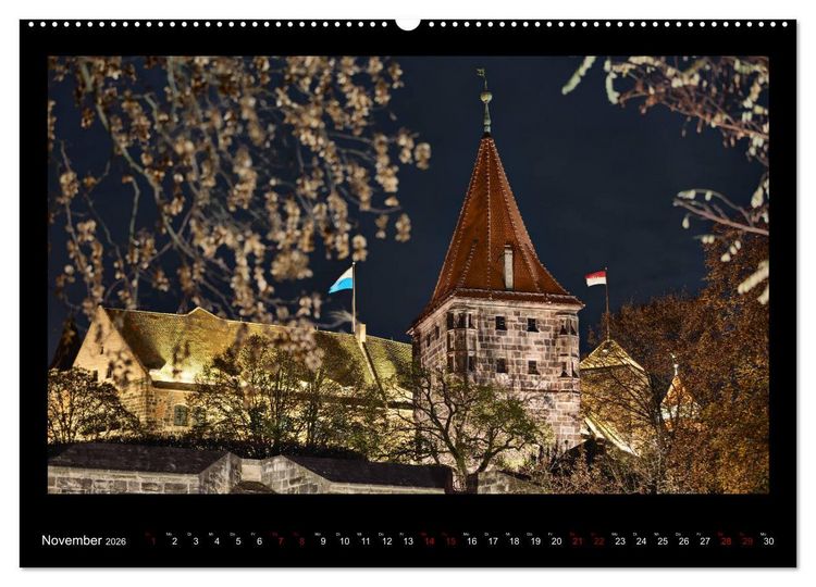 Produktbild: Historisches N&uuml;rnberg (Wandkalender 2026 DIN A2 quer), CALVENDO Monatskalender