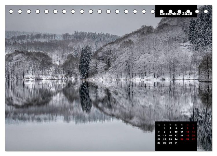 Produktbild: Malerisches Sauerland (Tischkalender 2026 DIN A5 quer), CALVENDO Monatskalender