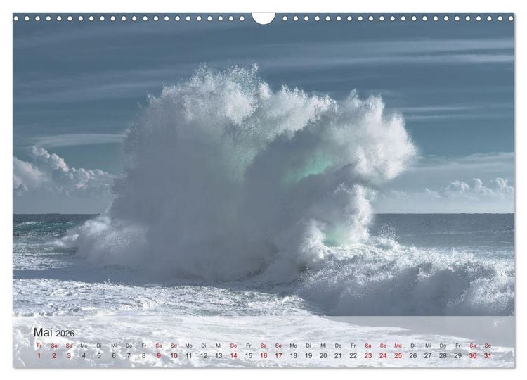 Produktbild: Rhapsodie in Blau (Wandkalender 2026 DIN A3 quer), CALVENDO Monatskalender