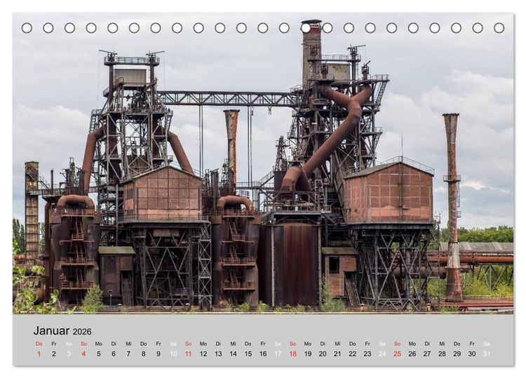 Produktbild: Ruhrgebiets-Impressionen 2026 (Tischkalender 2026 DIN A5 quer), CALVENDO Monatskalender