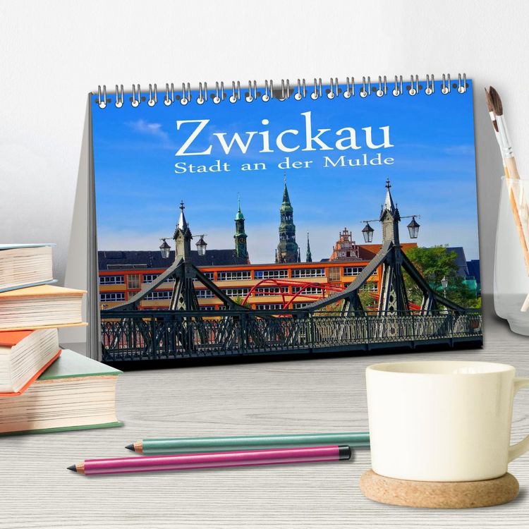 Produktbild: Zwickau - Stadt an der Mulde (Tischkalender 2026 DIN A5 quer), CALVENDO Monatskalender