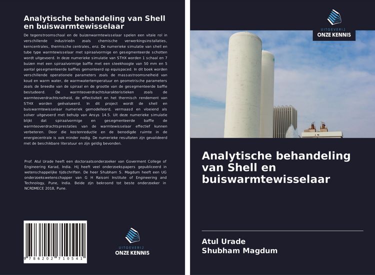 Produktbild: Analytische behandeling van Shell en buiswarmtewisselaar