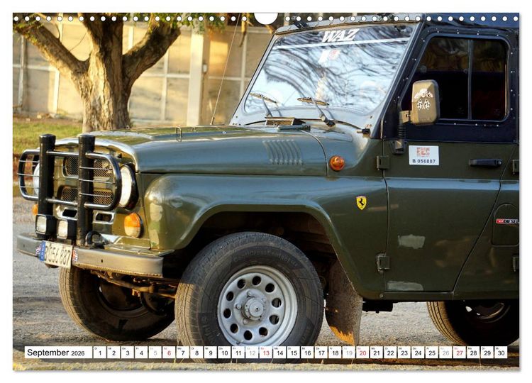 Produktbild: Sowjet-Legende - Der Gel&auml;ndewagen UAZ-469 in Kuba (Wandkalender 2026 DIN A3 quer), CALVENDO Monatskalender