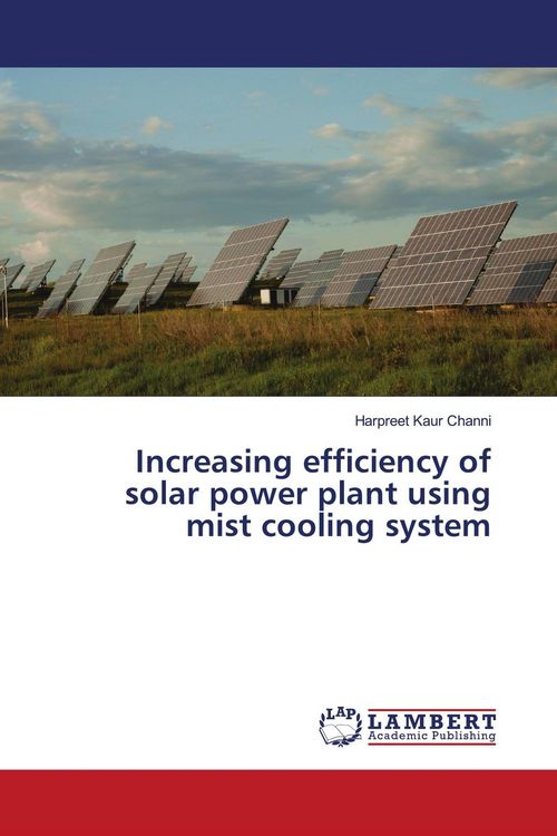Produktbild: Increasing efficiency of solar power plant using mist cooling system