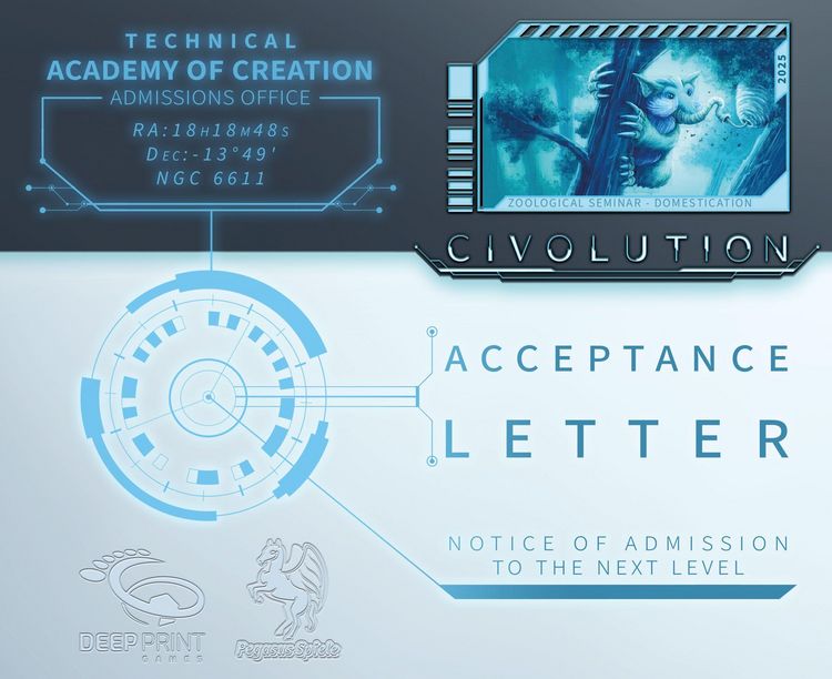 Produktbild: Civolution: Acceptance Letter [Erweiterung] (Deep Print Games) (English Edition)