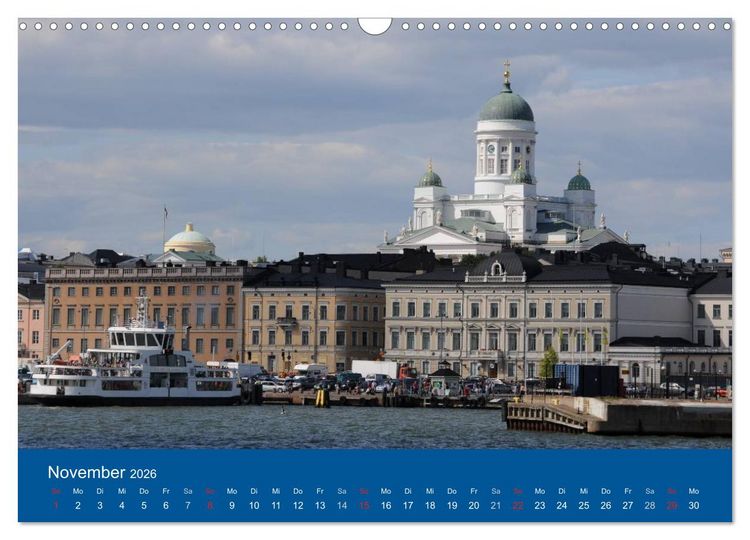 Produktbild: Helsinki im Auge des Fotografen (Wandkalender 2026 DIN A3 quer), CALVENDO Monatskalender