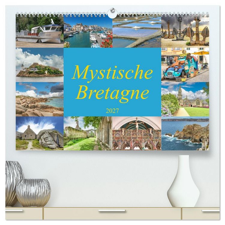 Produktbild: Mystische Bretagne (hochwertiger Premium Wandkalender 2027 DIN A2 quer), Kunstdruck in Hochglanz