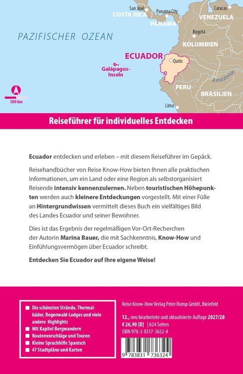 Produktbild: Reise Know-How Reisef&uuml;hrer Ecuador mit Gal&aacute;pagos (mit gro&szlig;em Faltplan)