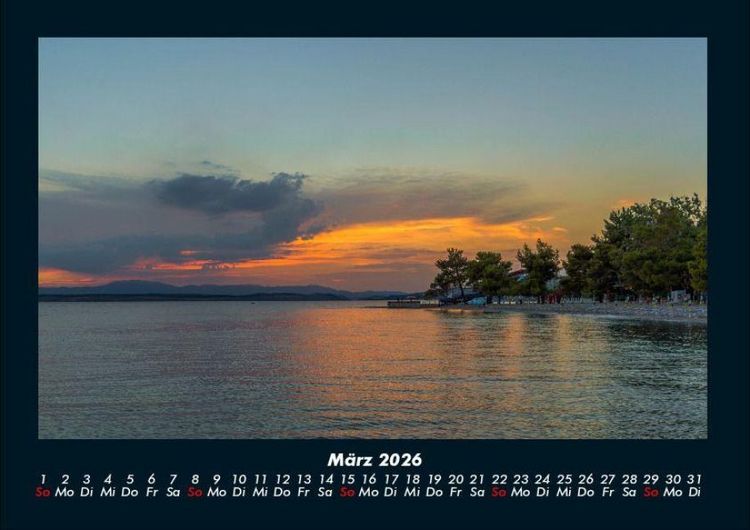 Produktbild: Kroatien 2026 Fotokalender DIN A4